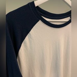 George long sleeve baseball tee | L